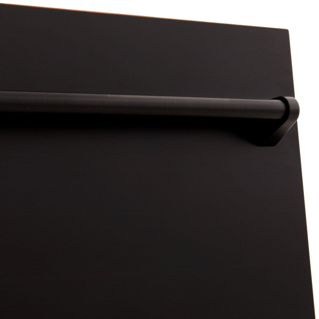 ZLINE 18" Dishwasher, Oil Rubbed Bronze panel, Stainless Tub, DWV-ORB-18
