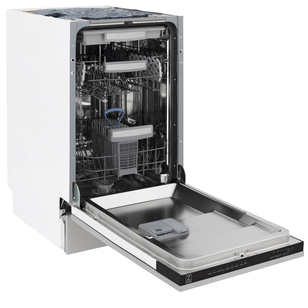 ZLINE 18" Dishwasher, Stainless panel, Stainless Tub, DWV-SN-18