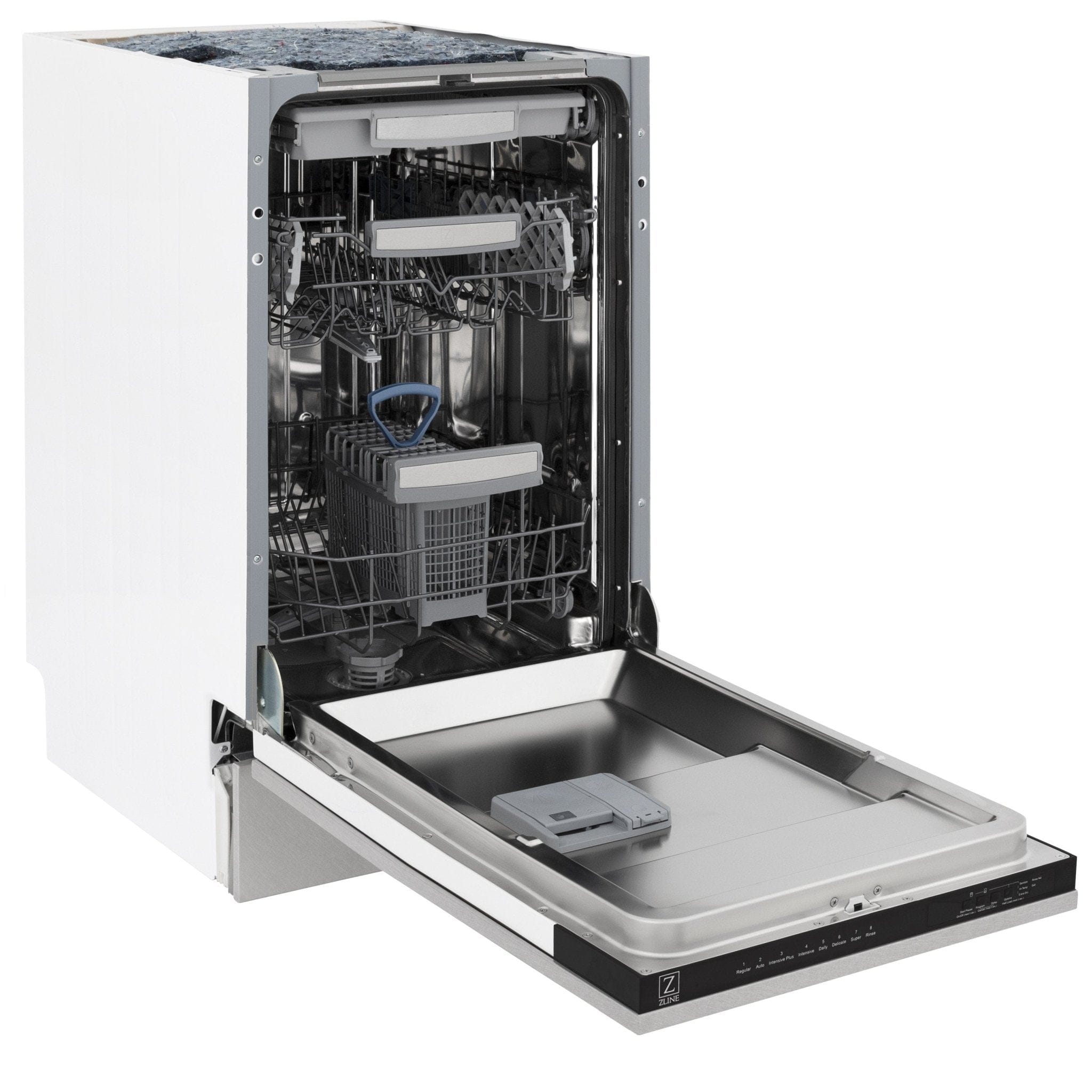 ZLINE 18" Dishwasher, Stainless panel, Stainless Tub, DWV-SN-18