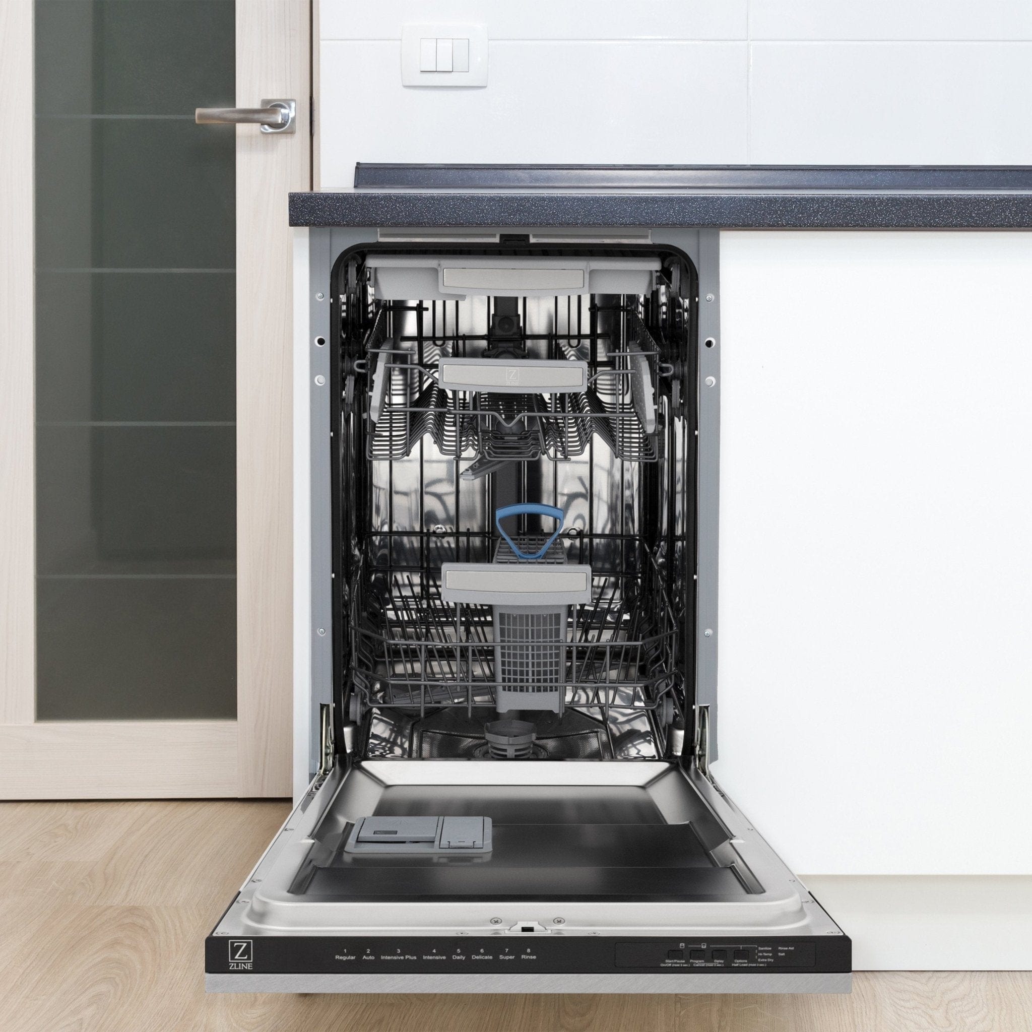 ZLINE 18" Dishwasher, Stainless panel, Stainless Tub, DWV-SN-18