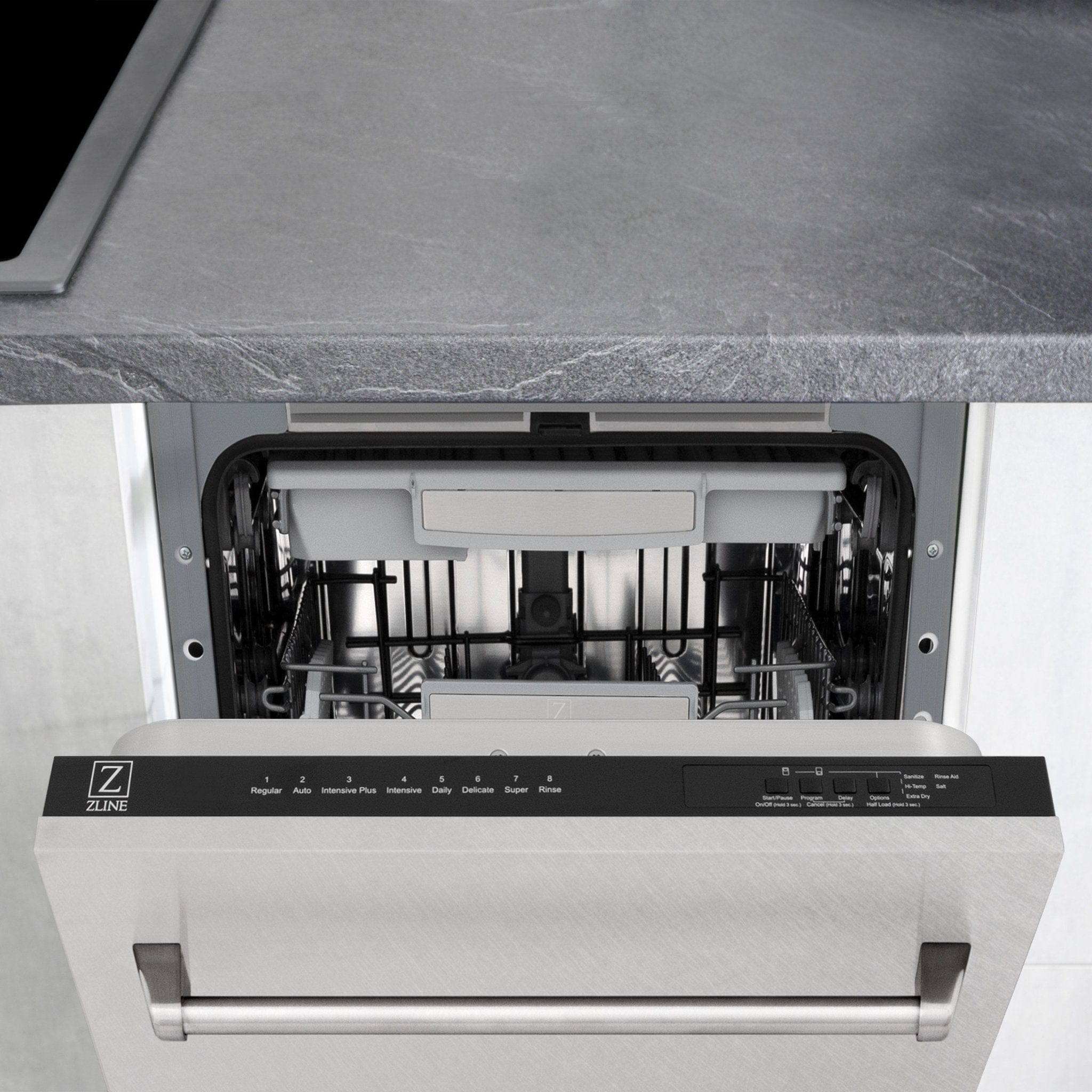 ZLINE 18" Dishwasher, Stainless panel, Stainless Tub, DWV-SN-18