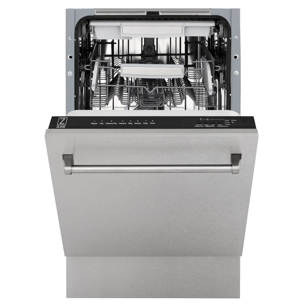 ZLINE 18" Dishwasher, Stainless panel, Stainless Tub, DWV-SN-18