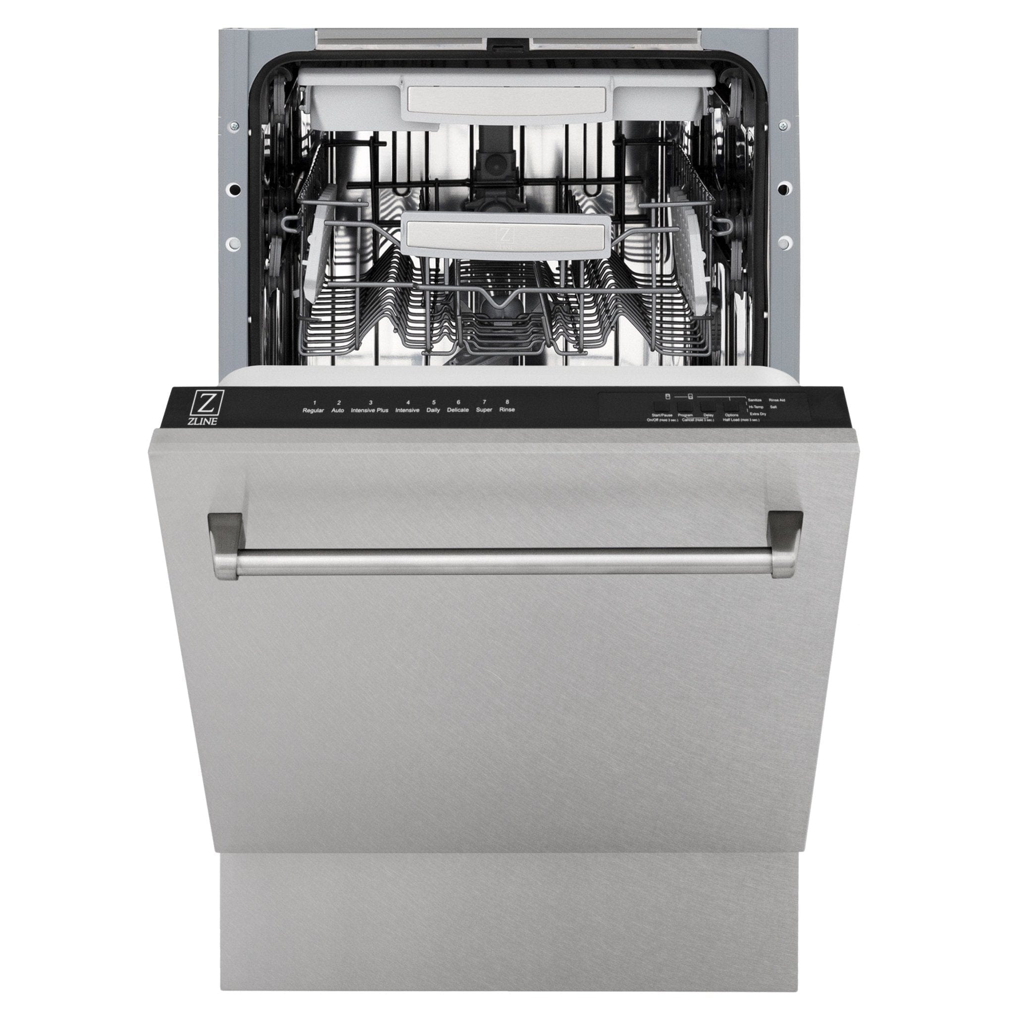 ZLINE 18" Dishwasher, Stainless panel, Stainless Tub, DWV-SN-18