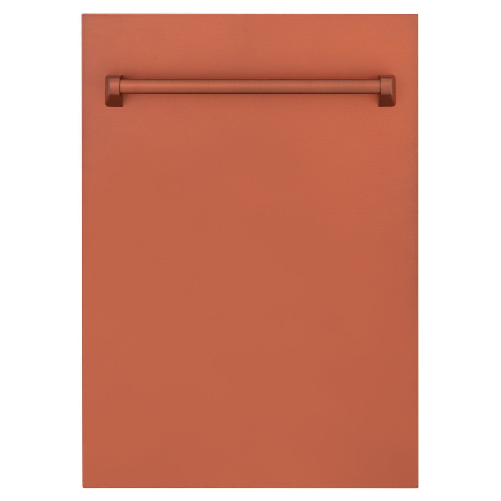 ZLINE 18" Dishwasher with Copper panel, Stainless Tub, DWV-C-18