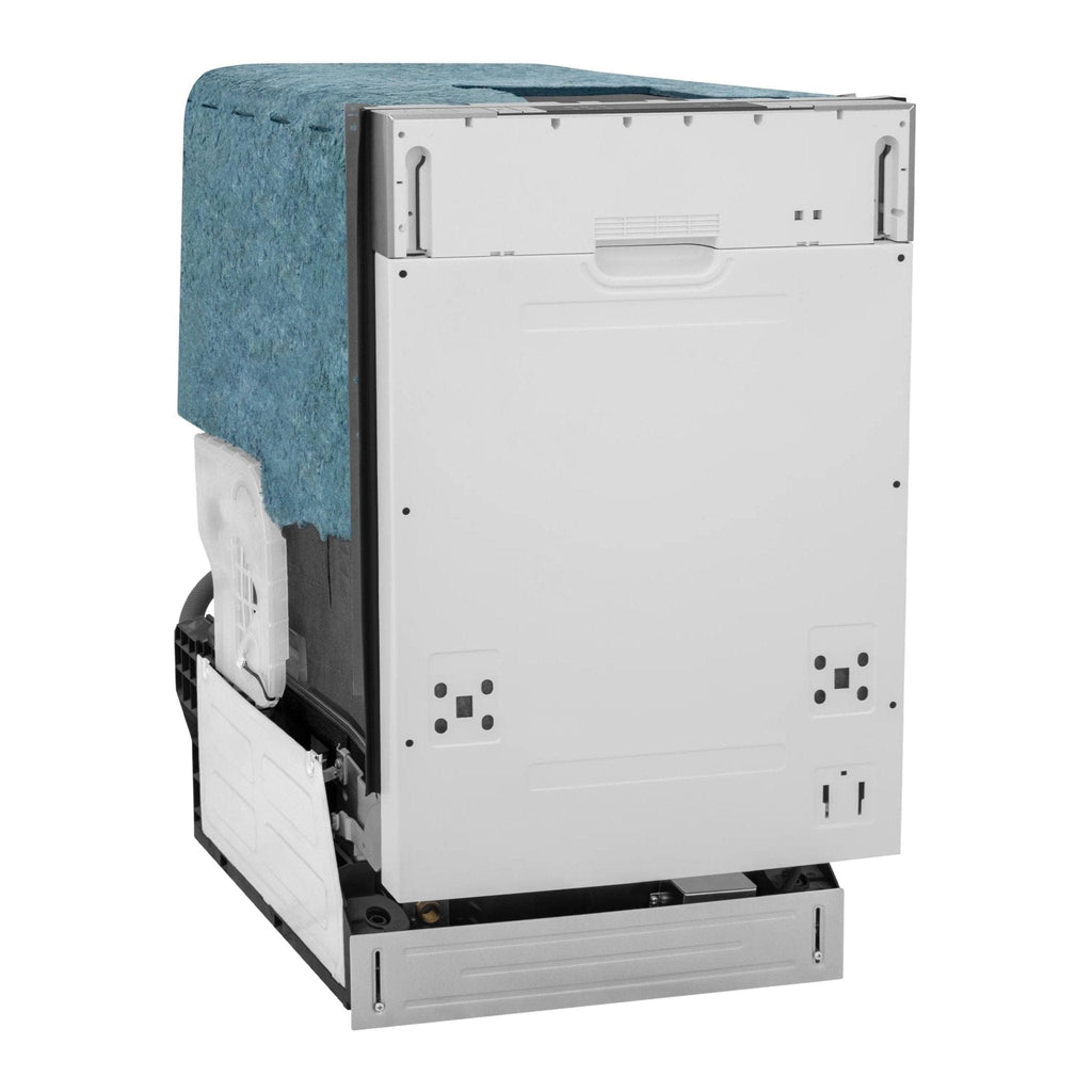 ZLINE 18 in. Compact Top Control Dishwasher with Stainless Steel Tub and Modern Style Handle, DW-BS-H-18
