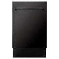 ZLINE 18 in. Tallac Series 3rd Rack Top Control Dishwasher in a Stainless Steel Tub DWV-BS-18
