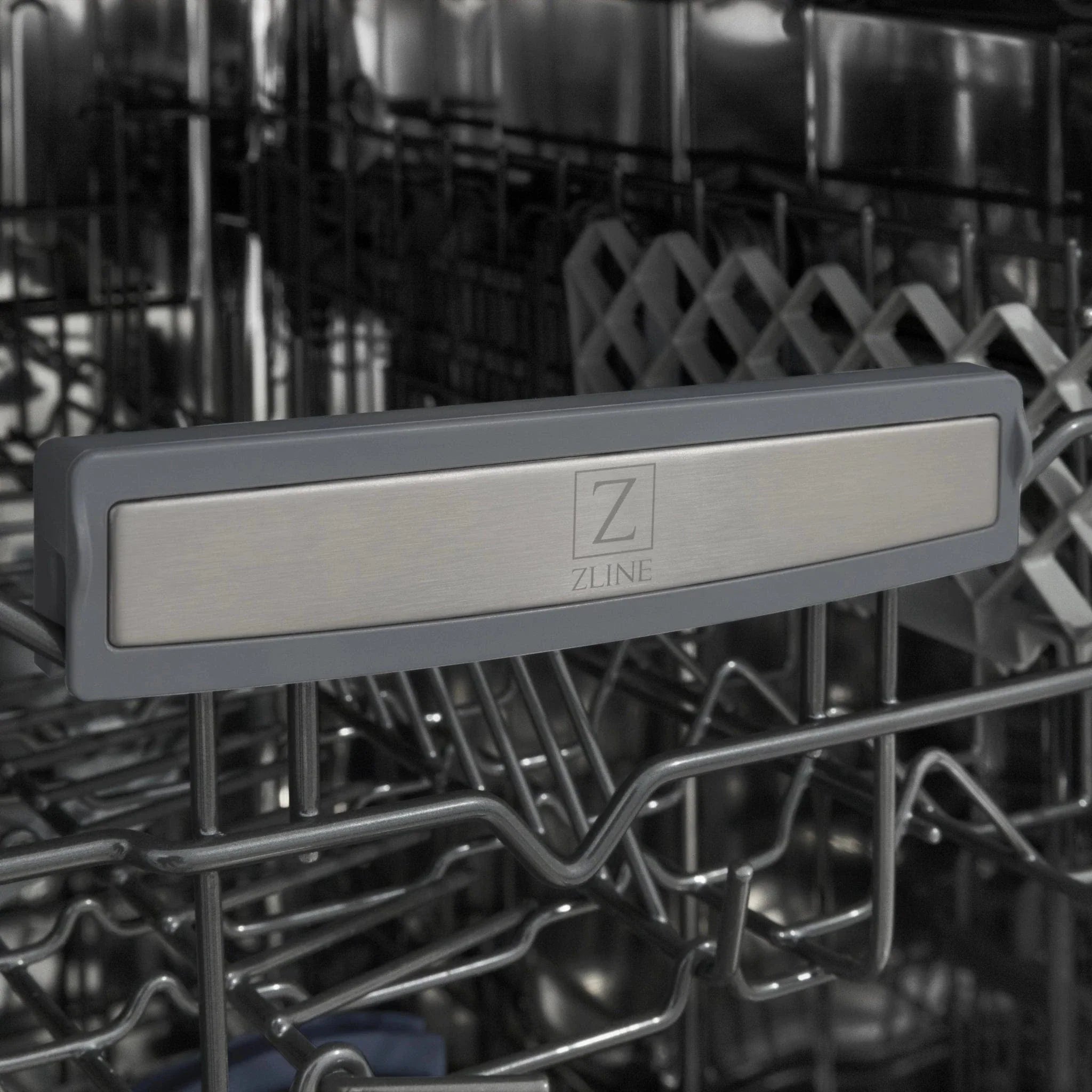 ZLINE 18" Tallac Series 3rd Rack Top Control Dishwasher in Custom Panel Ready with Stainless Steel Tub, DWV-UF-18