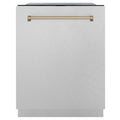 ZLINE 24" Autograph Tall Tub Dishwasher, Bronze, DWMTZ-SN-24-CB