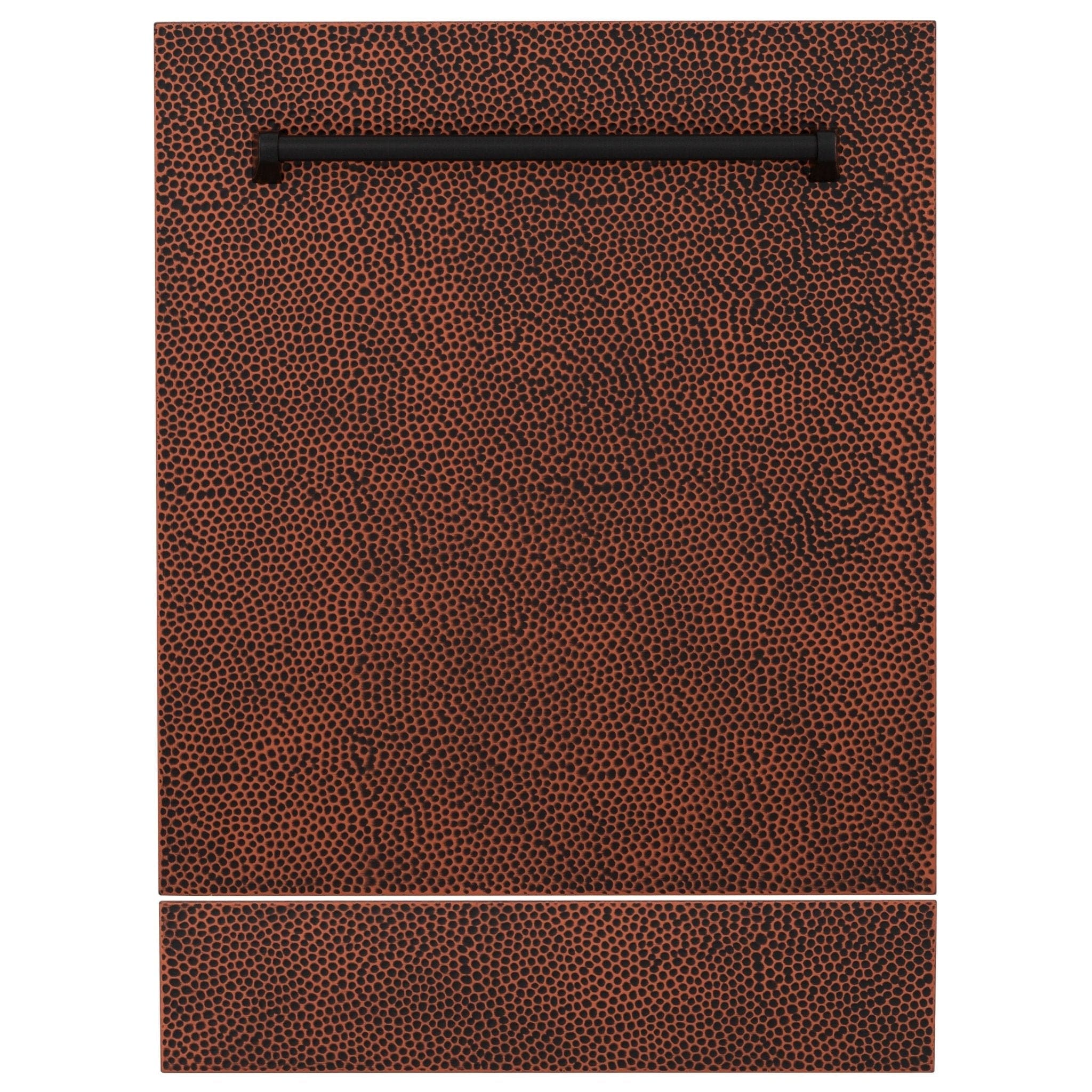 ZLINE 24" Dishwasher, Hammered Copper panel, Stainless Tub, DWV-HH-24