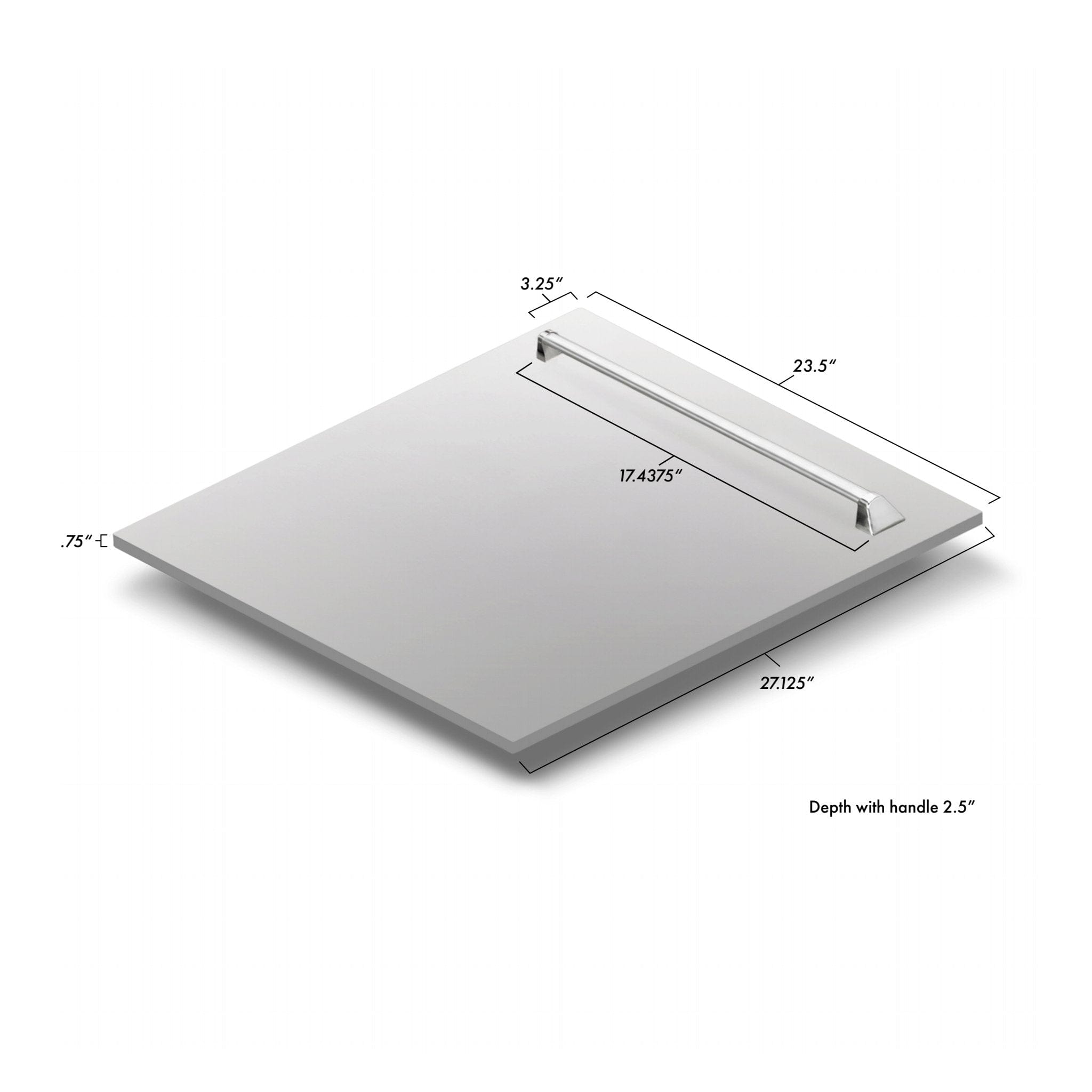 ZLINE 24" Dishwasher in Custom Panel Ready, Stainless Tub, DWV-304-24
