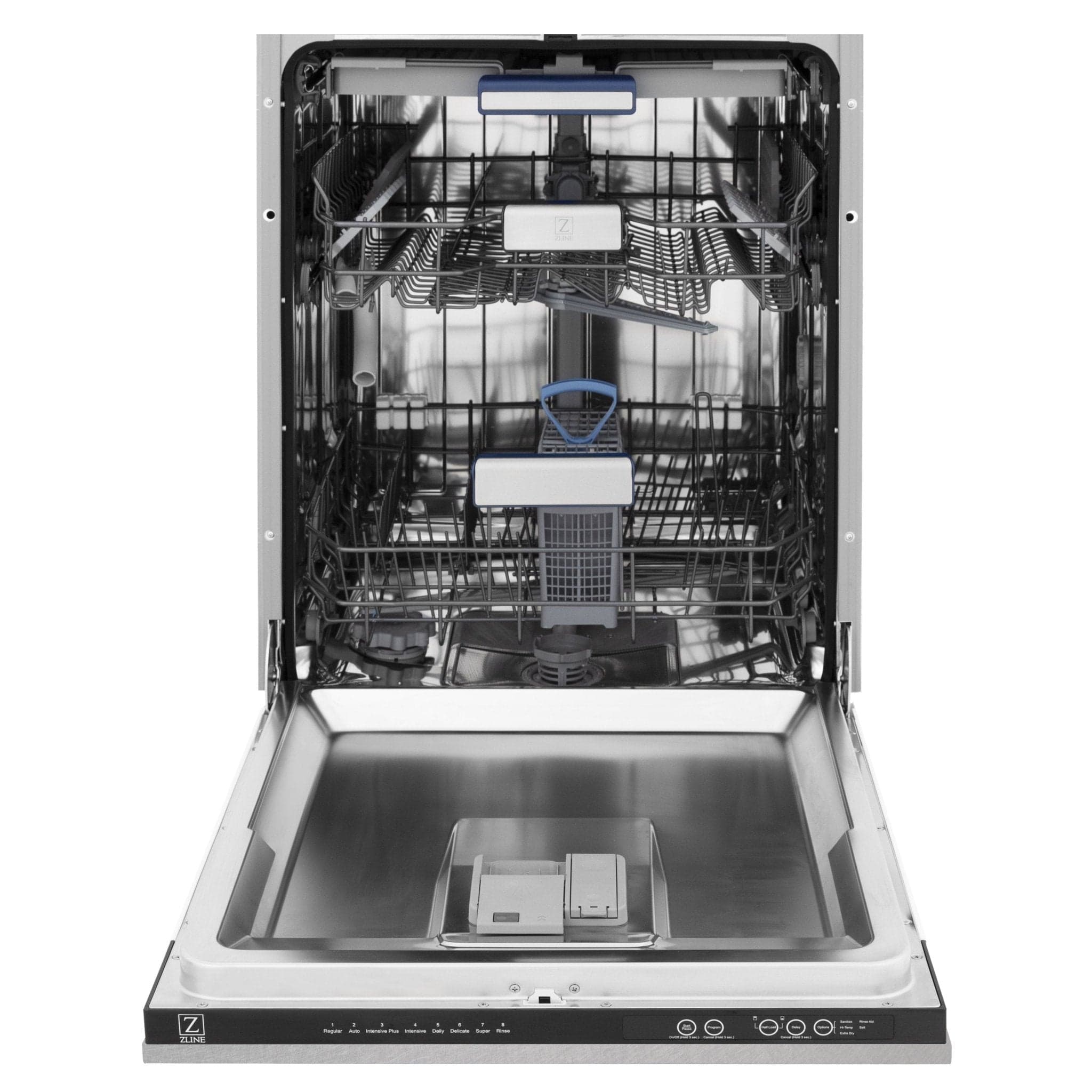 ZLINE 24" Dishwasher in DuraSnow Stainless panel, Stainless Tub, DWV-SN-24
