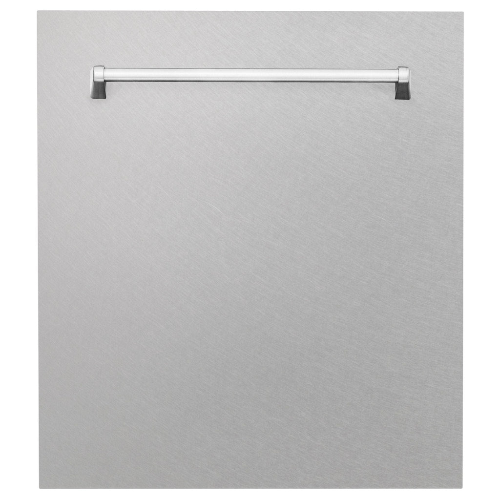 ZLINE 24" Dishwasher in DuraSnow Stainless panel, Stainless Tub, DWV-SN-24