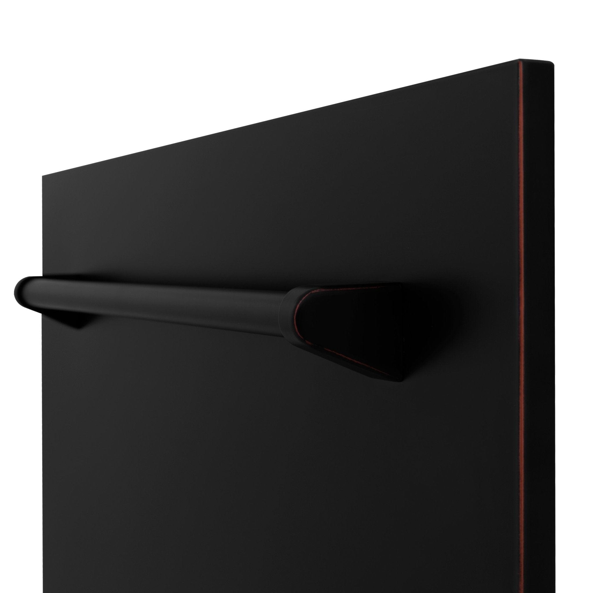 ZLINE 24" Dishwasher, Oil Rubbed Bronze panel, Stainless Tub, DWV-ORB-24