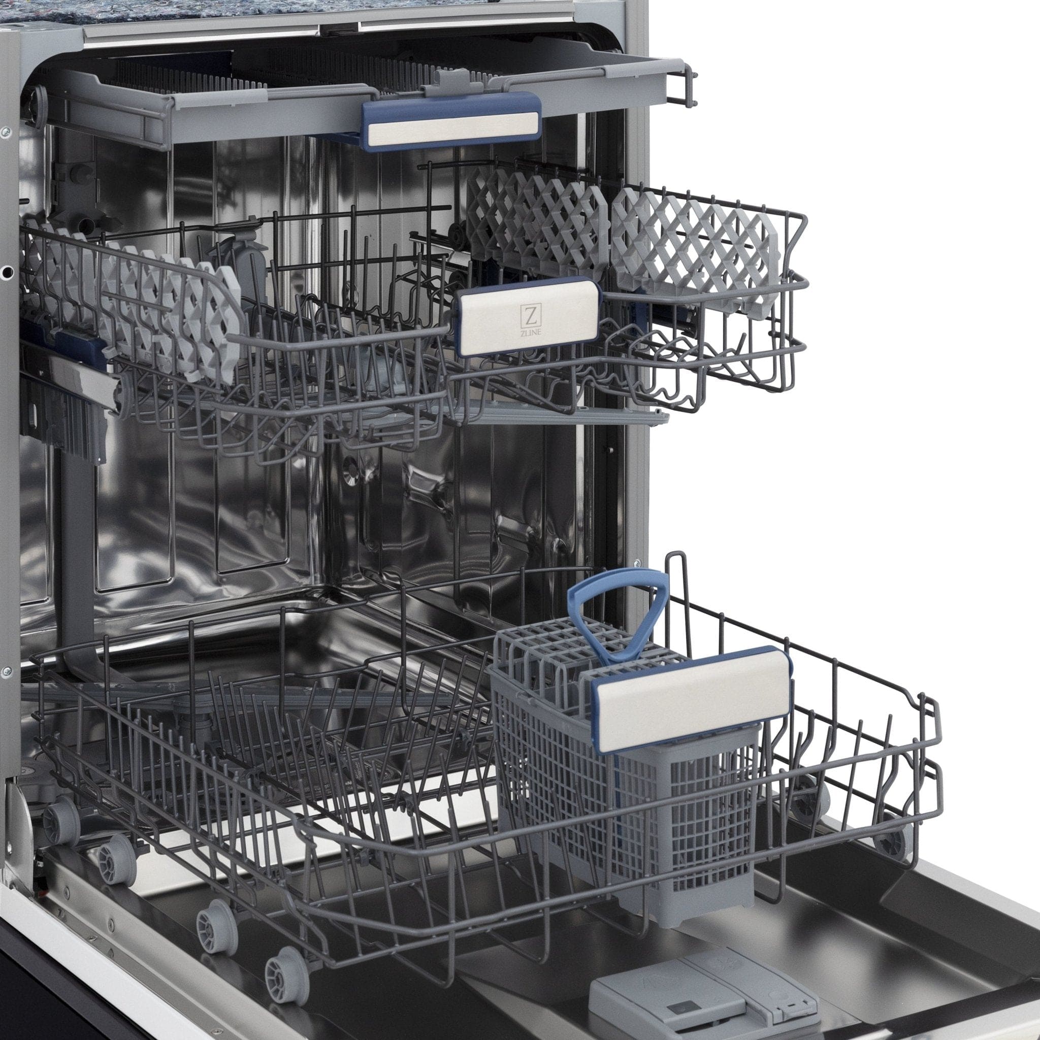 ZLINE 24" Dishwasher, Oil Rubbed Bronze panel, Stainless Tub, DWV-ORB-24