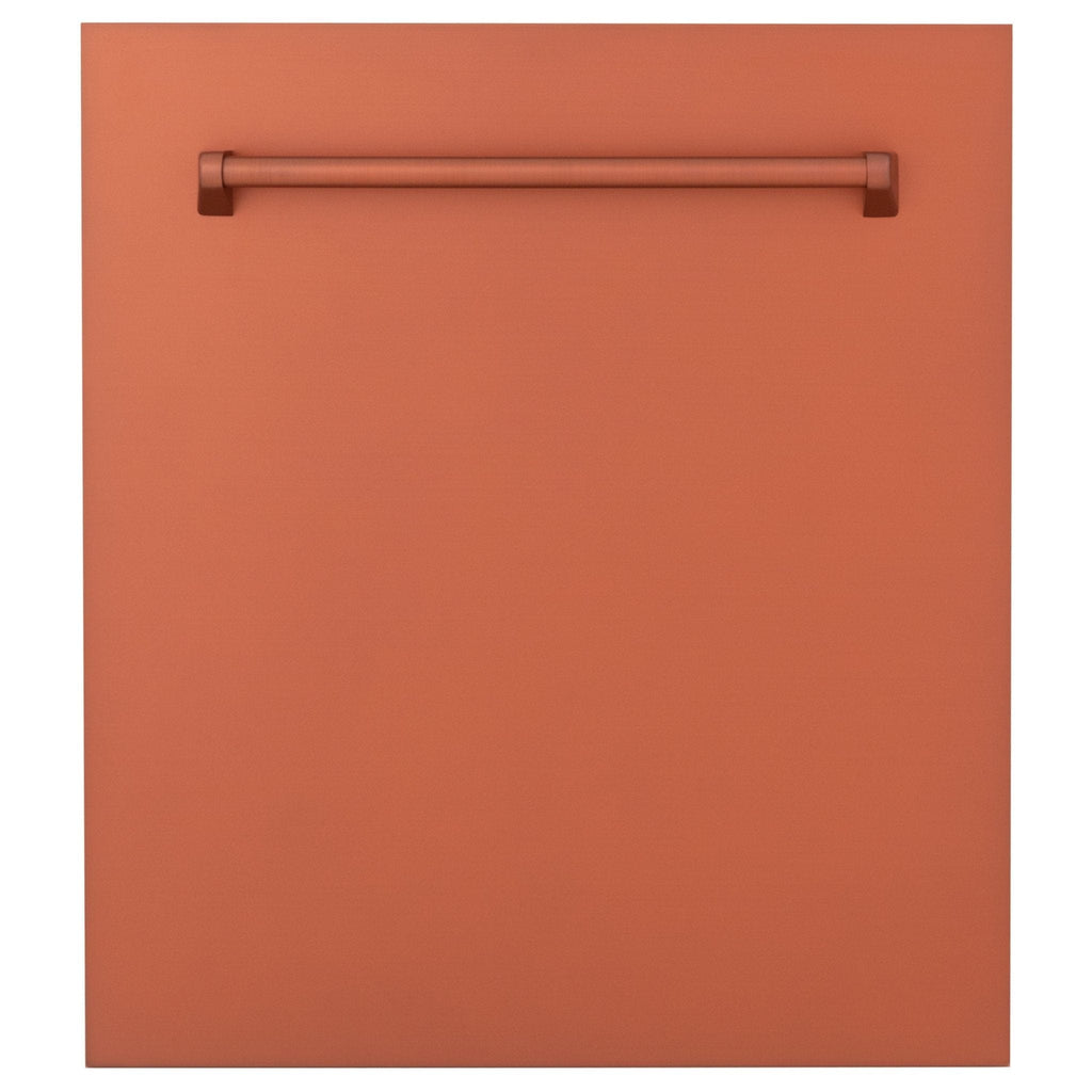 ZLINE 24" Dishwasher with Copper panel, Stainless Tub, DWV-C-24