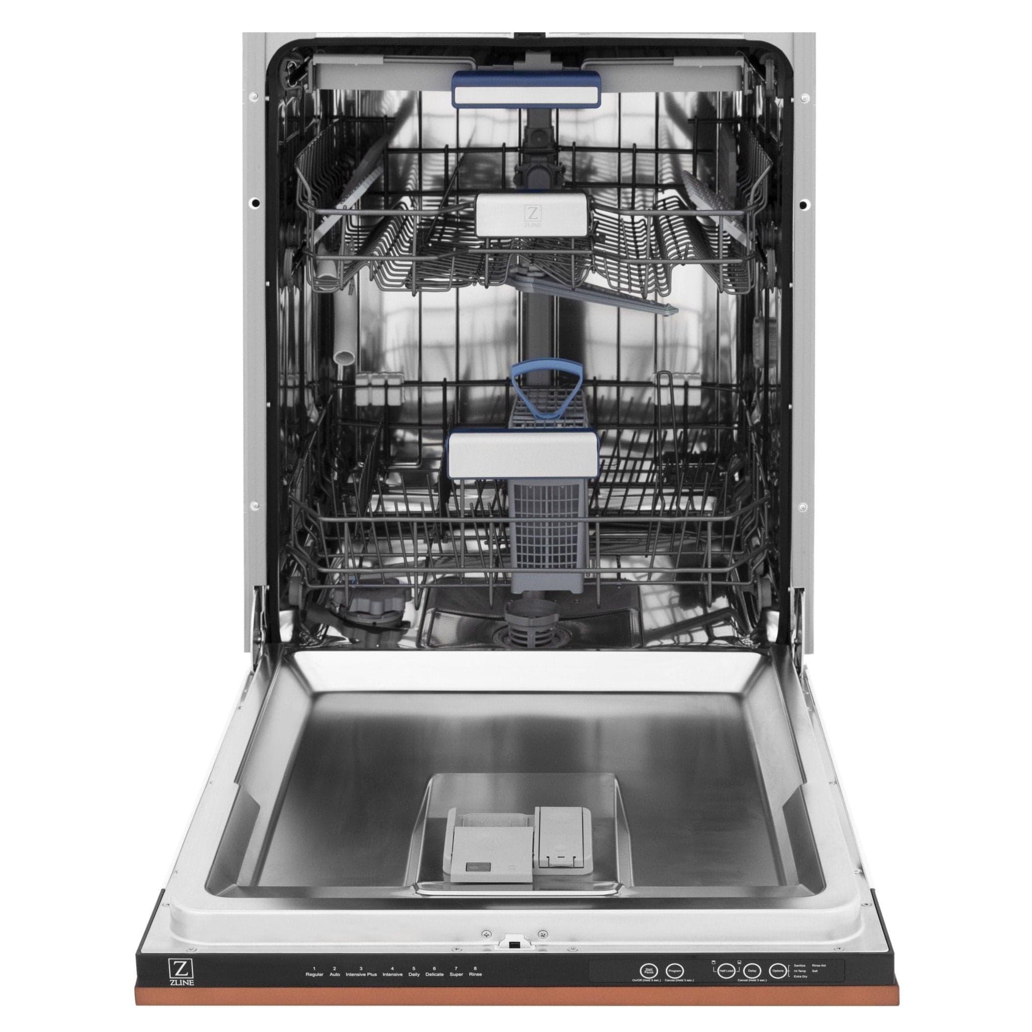 ZLINE 24" Dishwasher with Copper panel, Stainless Tub, DWV-C-24