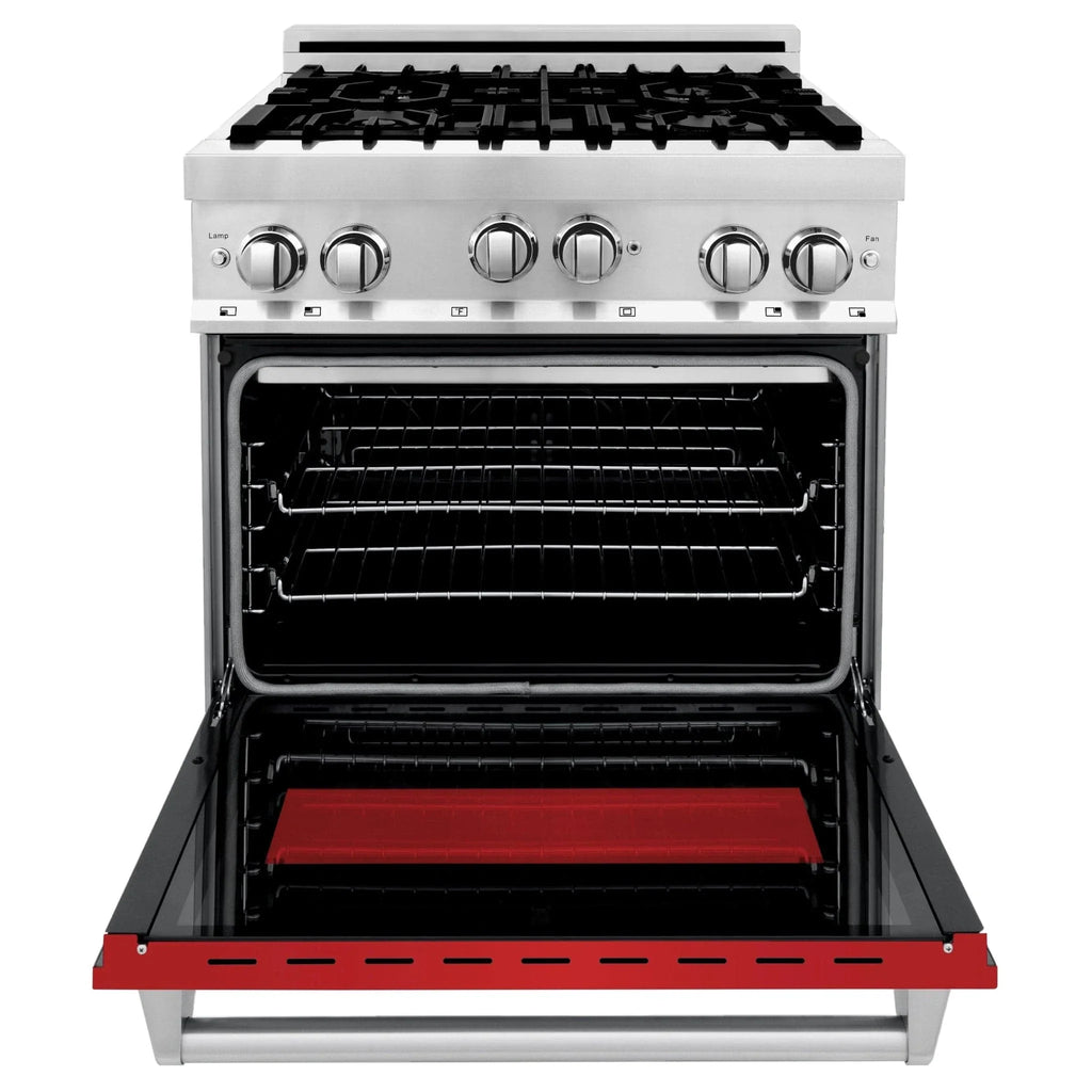 ZLINE 24" Gas Range with Red Gloss door, RG-RG-24