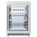 ZLINE 24 in. Touchstone 151 Can Beverage Fridge With Stainless Steel Glass Door RBSO-GS-24