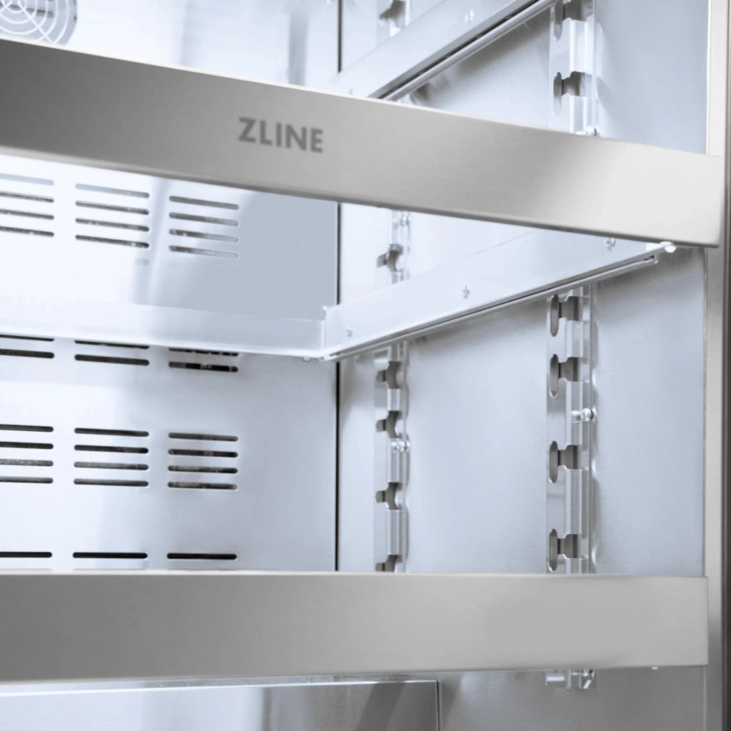 ZLINE 24 in. Touchstone Beverage Fridge w Stainless Steel Door RBSO-ST-24