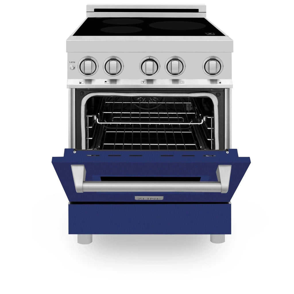 ZLINE 24" Induction Range with a 3 Element Stove and Electric Oven in Stainless Steel RAIND-BG-24