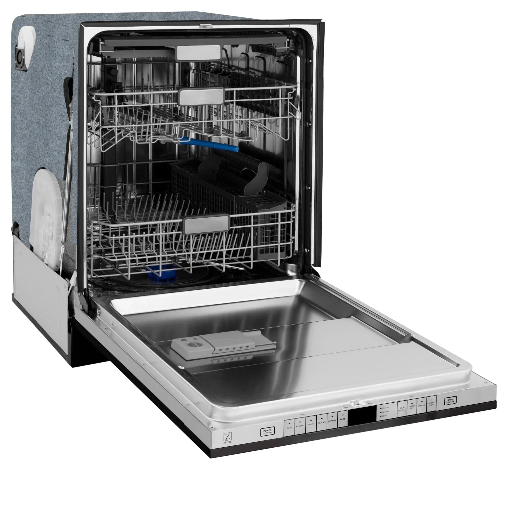 ZLINE 24" Monument, 3rd Rack, Dishwasher, Black Door, DWMT-BLM-24