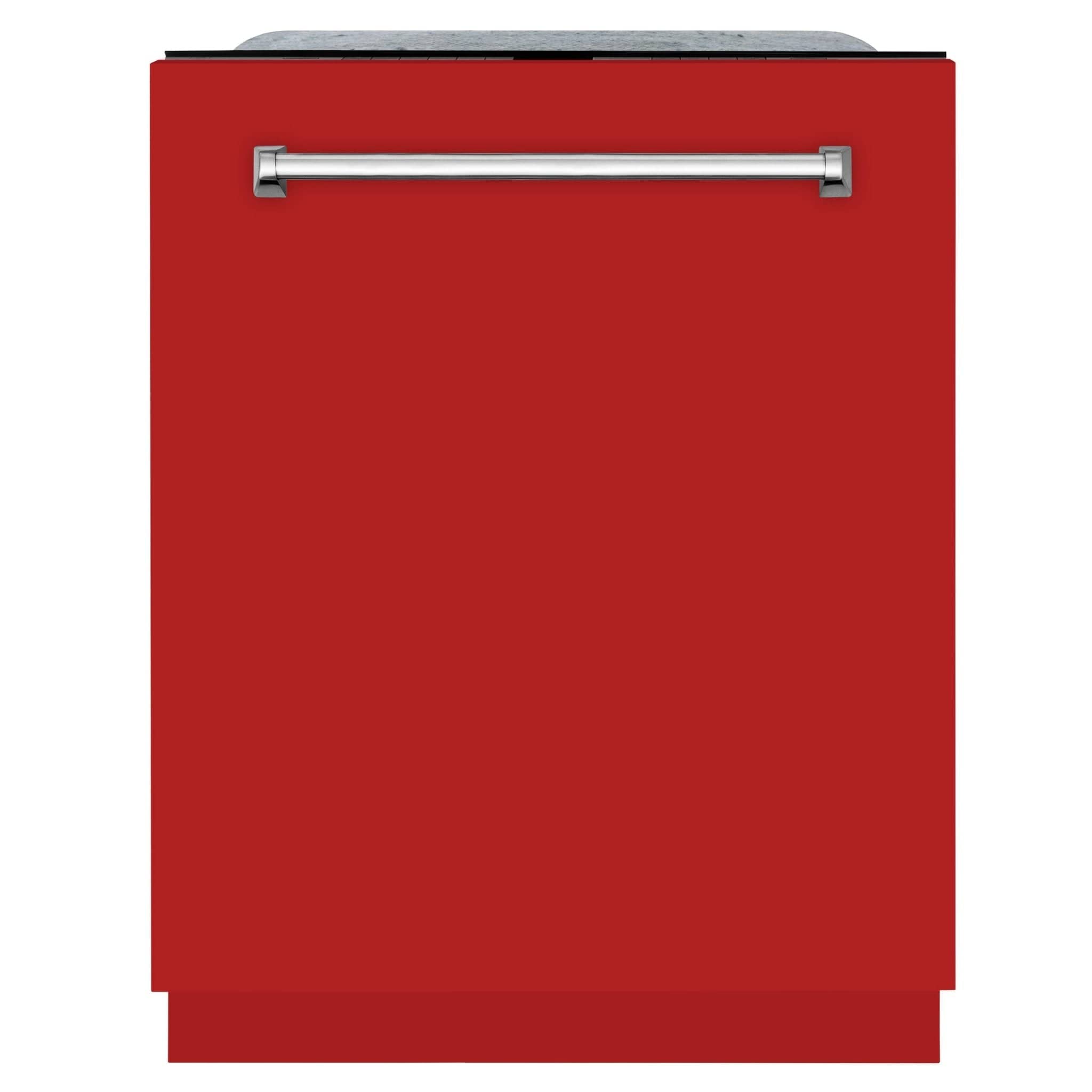 ZLINE 24" Monument, 3rd Rack, Red Door, Dishwasher, DWMT-RM-24