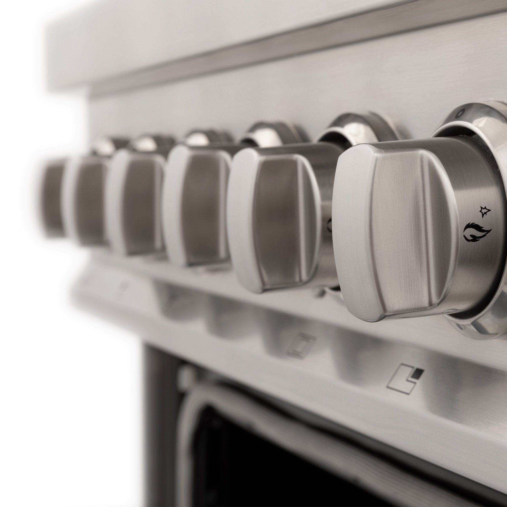 ZLINE 24" Professional Dual Fuel Range, Stainless Steel Door, RA-SN-24