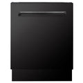 ZLINE 24" Tallac Series 3rd Rack Dishwasher Black Stainless Steel Tub DWV-BS-24
