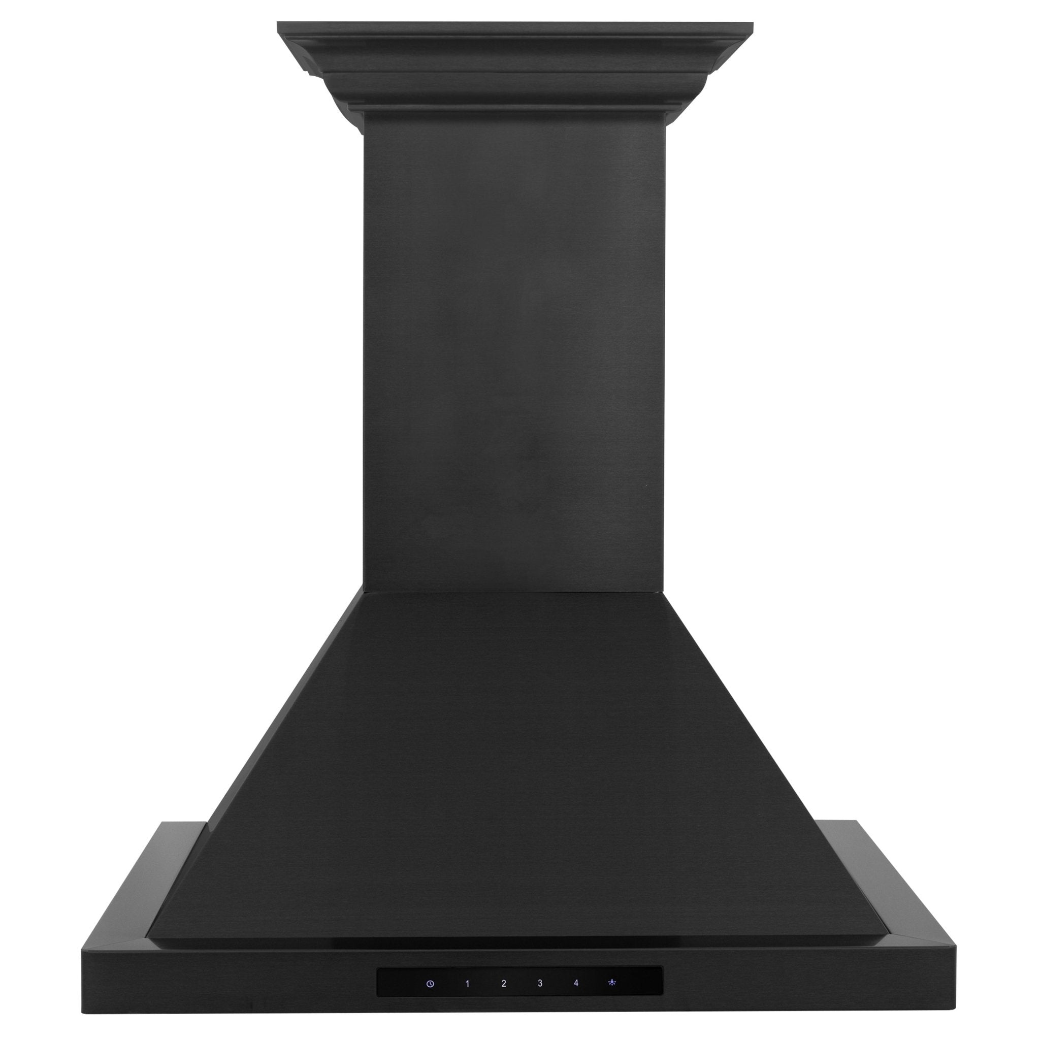 ZLINE 24" Wall Black Stainless Range Hood, Crown Sound, BSKBNCRN-BT-24