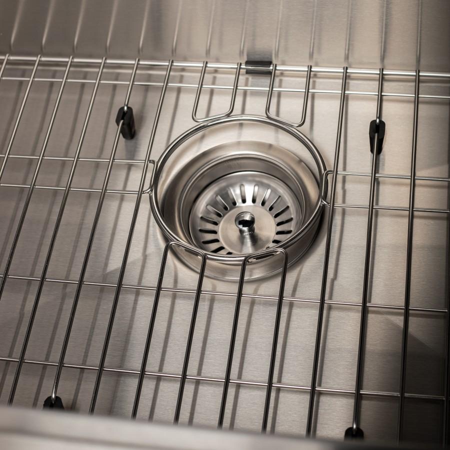 ZLINE 27" Undermount Single Bowl Ledge Sink DuraSnow, SLS-27S