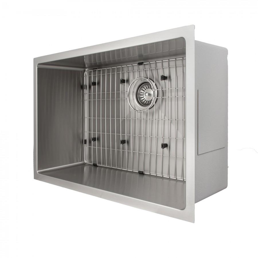 ZLINE 27" Undermount Single Bowl Sink in Stainless Steel, SRS-27