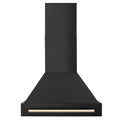 ZLINE 30" Autograph Black Stainless Wall Range Hood, BS655Z-30-G