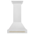 ZLINE 30" Autograph DuraSnow Stainless Steel Hood 8654SNZ-30-G