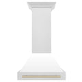 ZLINE 30" Autograph DuraSnow White Range Hood 8654SNZ-WM30-G