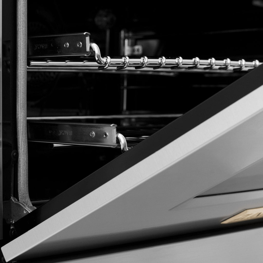 ZLINE 30" Autograph Edition, Dual Fuel Range, Gold Accents, RAZ-30-G
