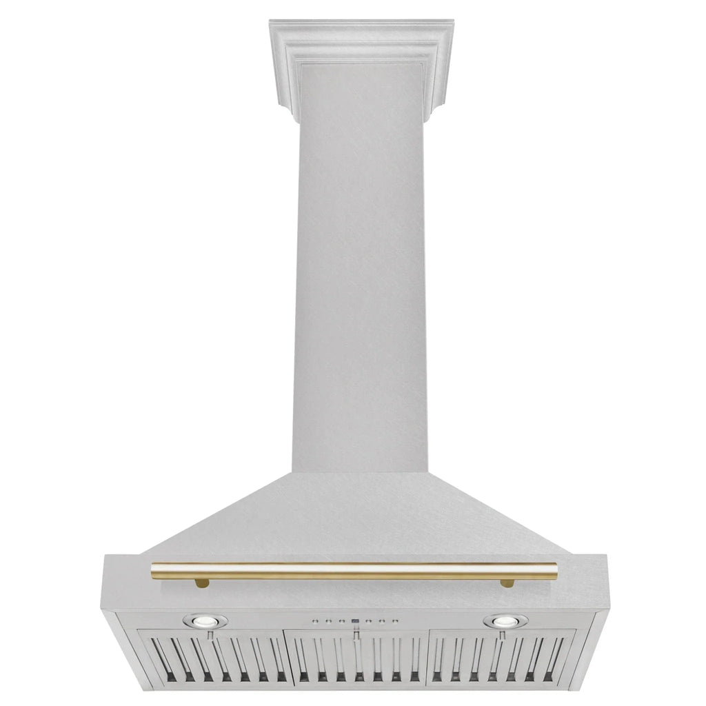 ZLINE 30" Autograph Stainless Wall Range Hood KB4SNZ-30-G