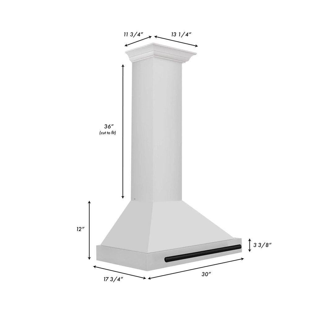 ZLINE 30" Autograph Stainless Wall Range Hood KB4STZ-30-G
