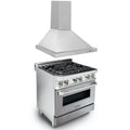 ZLINE 30" Bundle Range RA-SN-30 & Range Hood KB-30, 2KP-RASNRH30