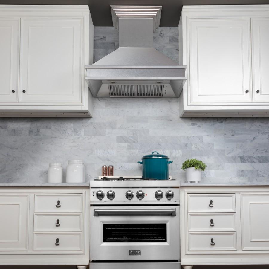 ZLINE 30" Designer Series Stainless Wall Mount Range Hood, 8656S-30