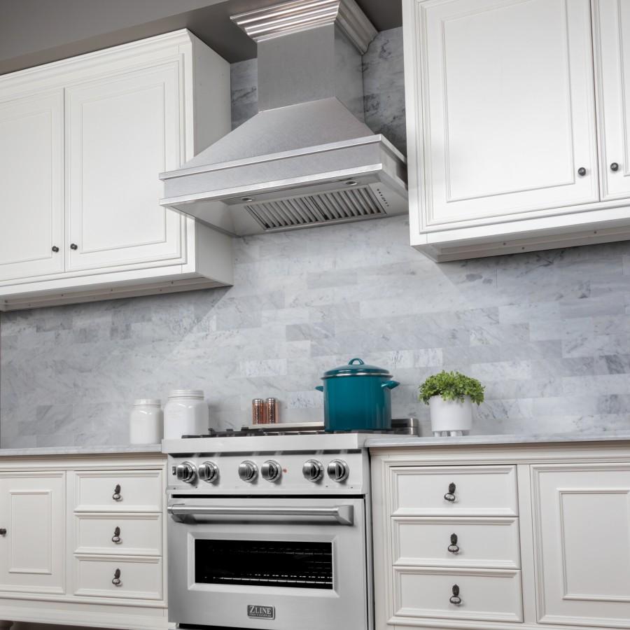 ZLINE 30" Designer Series Stainless Wall Mount Range Hood, 8656S-30