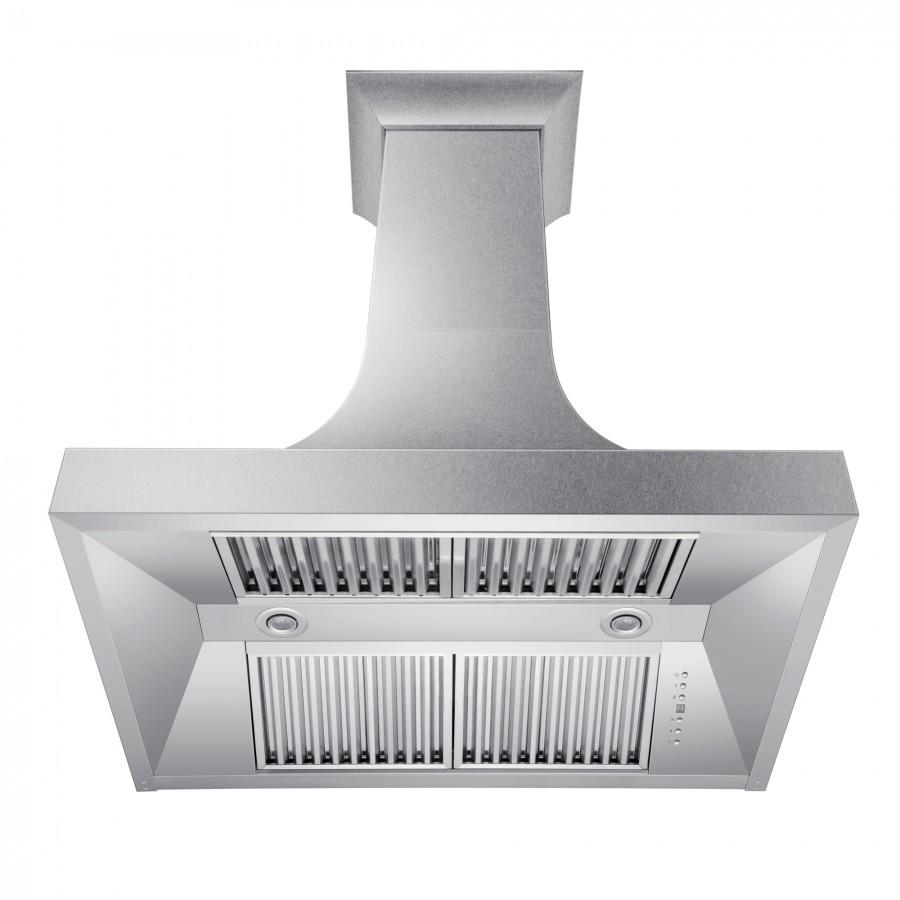 ZLINE 30" Designer Snow Stainless Finish Wall Range Hood, 8632S-30