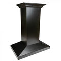 ZLINE 30" Designer Wooden Island Range Hood in Black, KBiCC-30