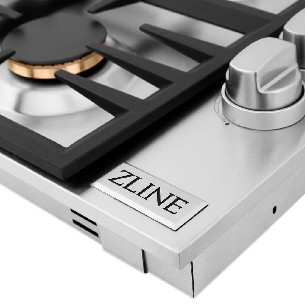 ZLINE 30" Gas Cooktop with 4 Gas Brass Burners RC-BR-30