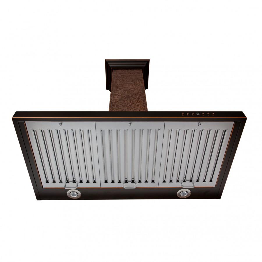 ZLINE 30" Hand-Hammered Copper Finish Wall Range Hood, 8KBH-30
