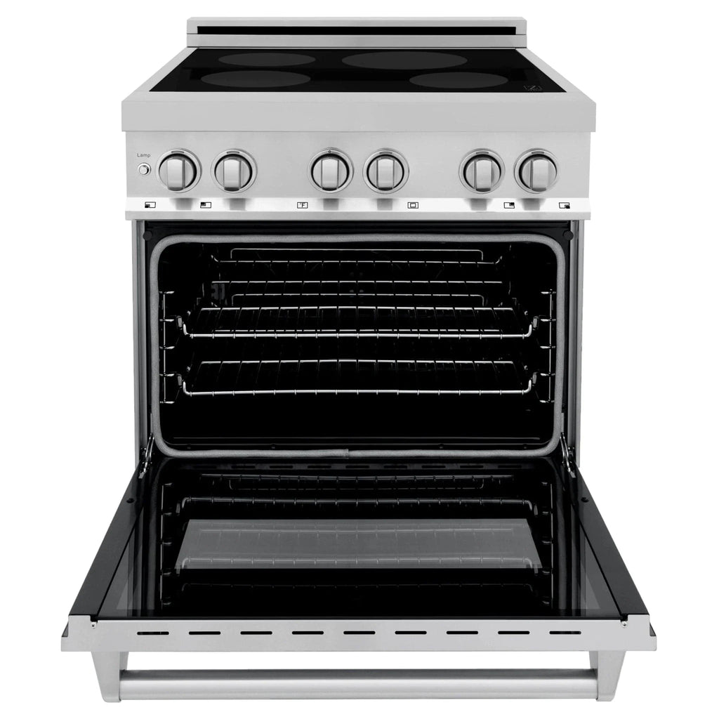 ZLINE 30" Induction Range with a 4 Element Stove and Electric Oven in Stainless Steel RAIND-30