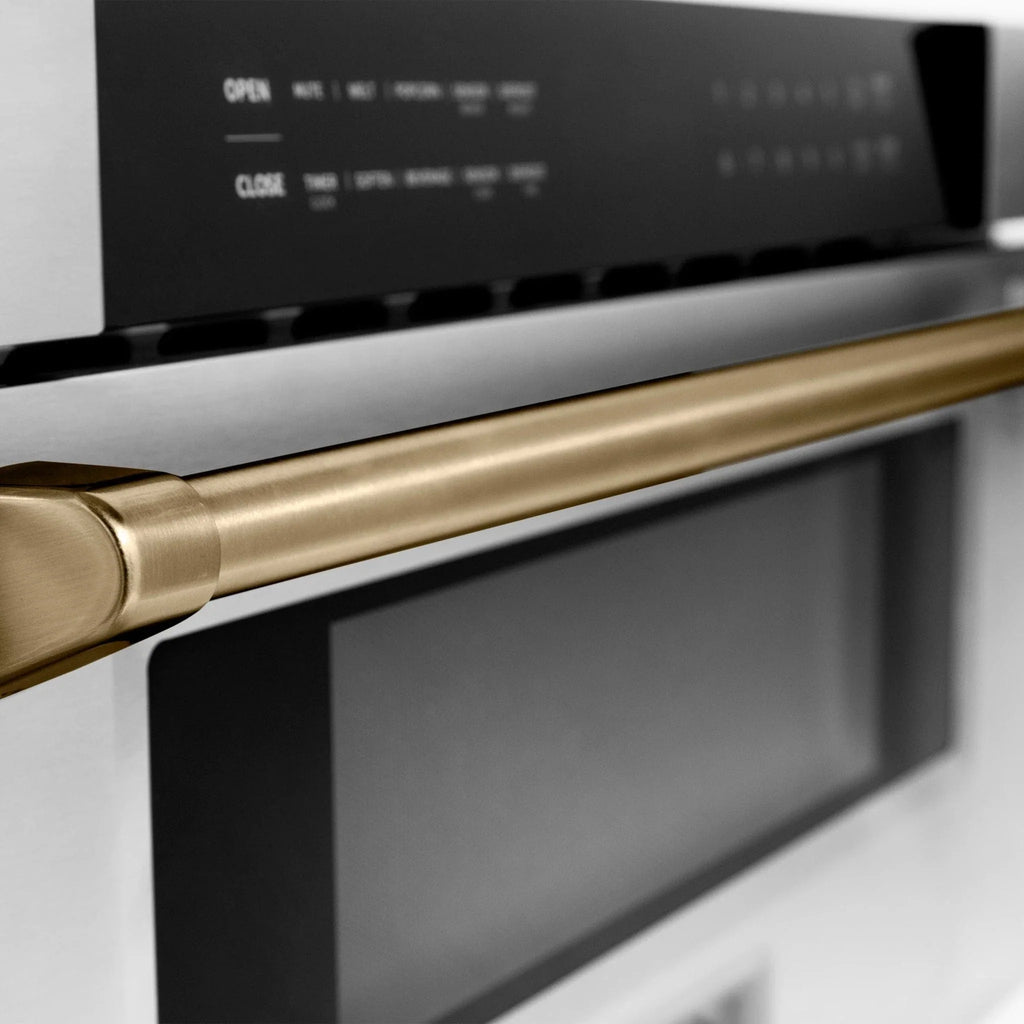 ZLINE 30" Microwave Drawer, Stainless Steel, Bronze MWDZ-30-CB