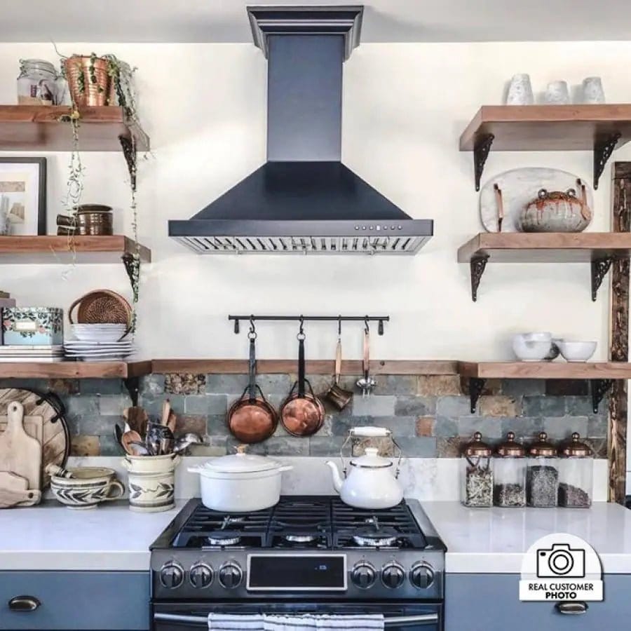 ZLINE 30" Oil-Rubbed Bronze Wall Range Hood, 8KBB-30