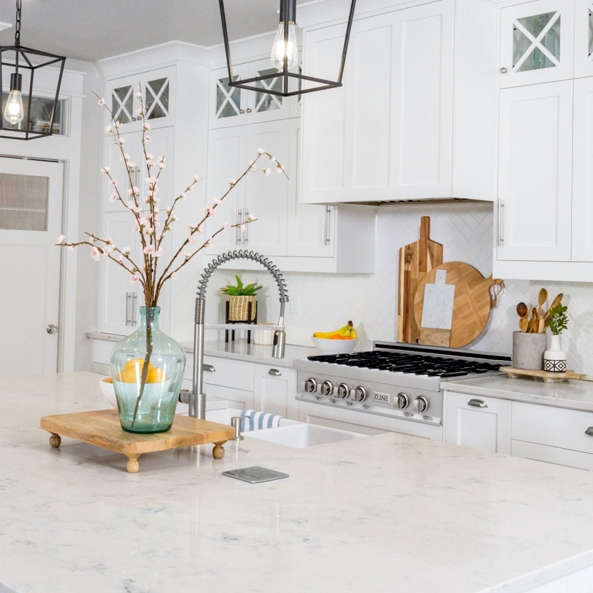 ZLINE 30" Porcelain Rangetop With 4 Gas Brass Burners, RT-BR-30