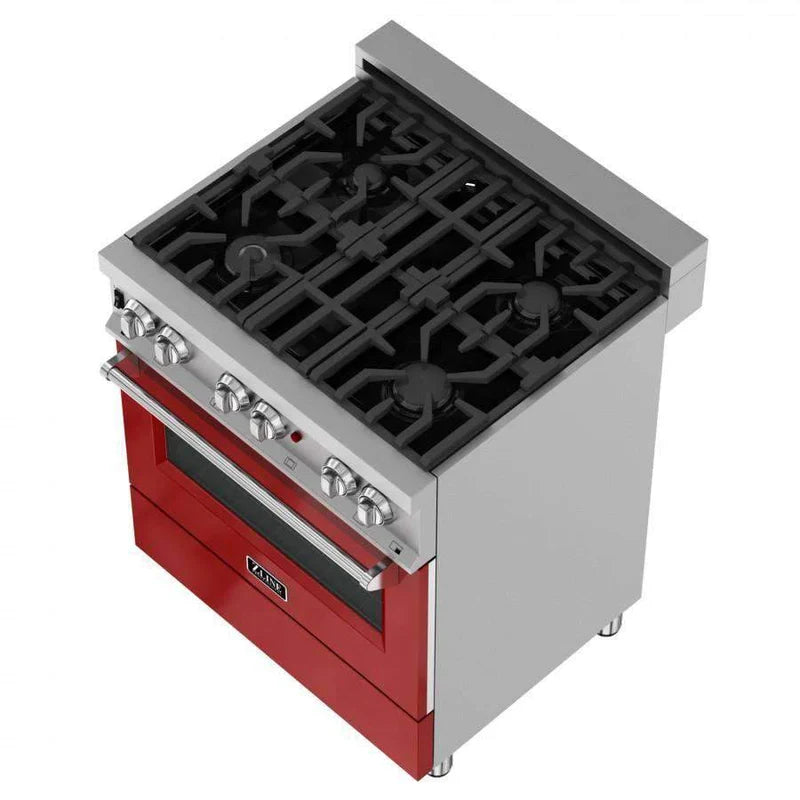 ZLINE 30" Bundle Range RAS-RG-30 & Range Hood 8654RG-30, 2KP-RASRGRH30