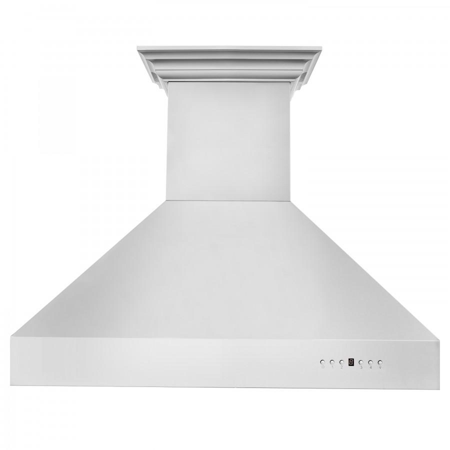 ZLINE 30" Professional Wall Range Hood, Built-in CrownSound® Bluetooth Speakers, 697CRN-BT-30